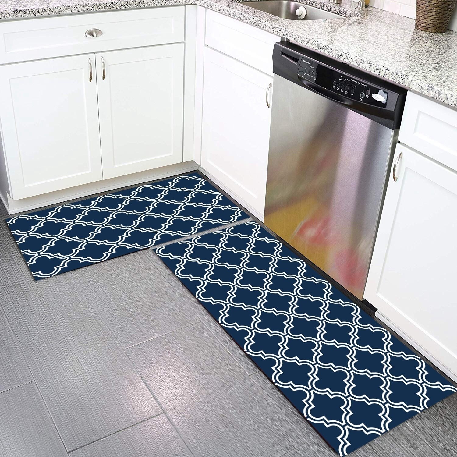 Lange Keuken Tapijt Antislip Mat Comfort Vloermatten-Perfect Voor Keuken Badkamer En Staande Bureaus Tapijten Wasbaar deur Mat