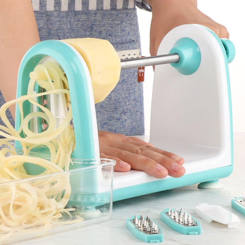 Vegetables Slicer Stainless Steel Vegetable Shredder Zucchini Noodle Maker Spaghetti Spiralizer kitchen accessories ZM916