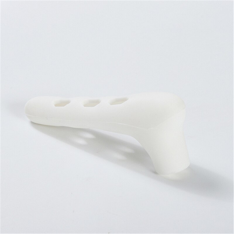 Siliconen Sleeve Kamer Deurklink Cartoon Baby Kind Crash Bescherming Suite Deur Pull Handvat Handschoenen Protector Woonaccessoires: white