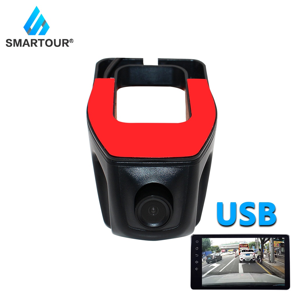 Smartour Dash Cam Usb Auto Dvr Driving Video Recorder Hd 1080P Dash Camera Voor Android Auto Accessoires Auto Dvr recorder
