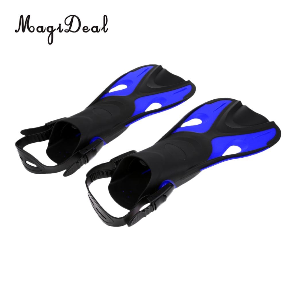 Kids Children Scuba Diving/Snorkeling/Free Diving/Swimming Pool Beach Training Learning Fins Flippers Gear Equipment Access: Blue Black 