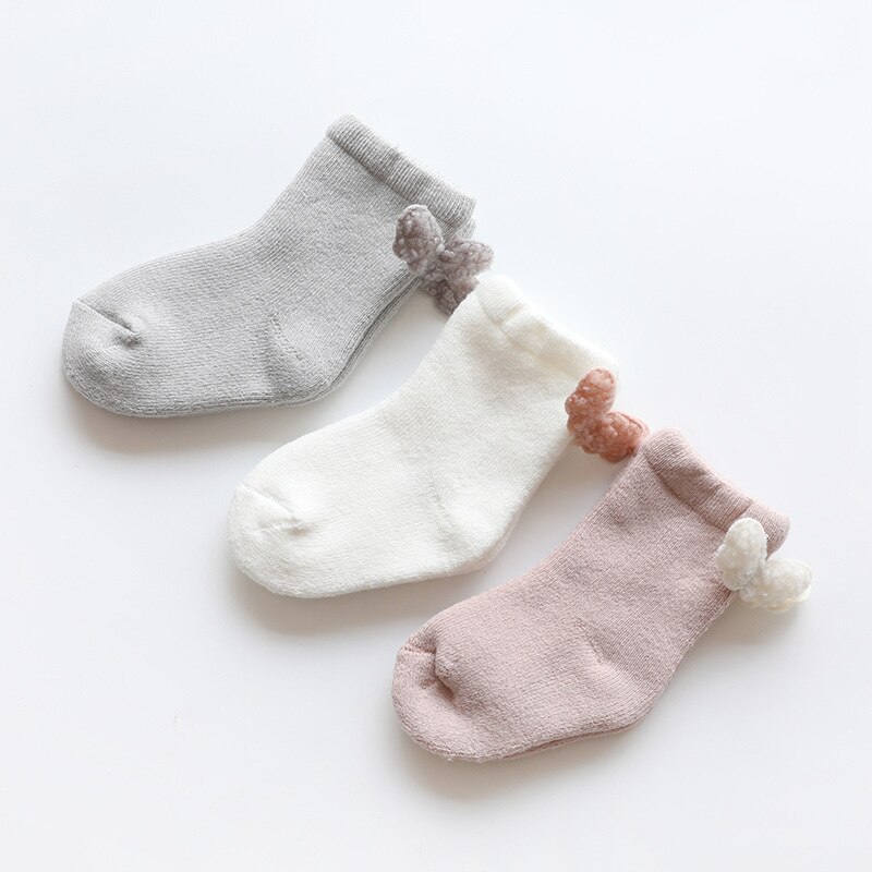 3 Paren/partij 0 Tot 24M Herfst Winter Warm Baby Sokken Super Dikke Badstof Sokken Voor Pasgeborenen Zuigelingen Girs Leuke animal Kids Sokken Jongens: 5 / 12 to 24M