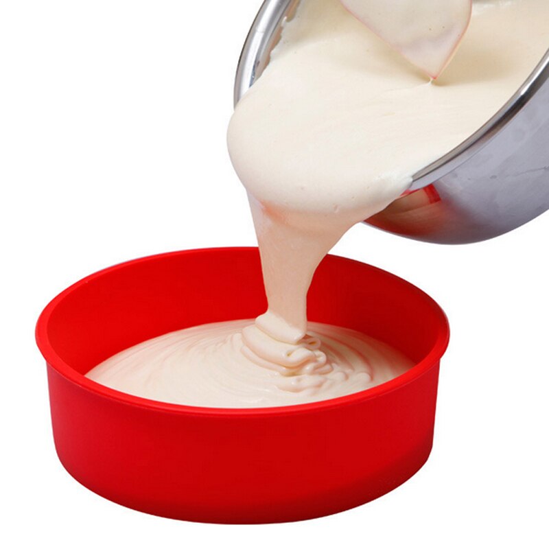 Keuken Brood Siliconen Bakvormen Gereedschappen Ronde Siliconen Cake Mallen Cupcake Liner Cupcake Stand S Diy Desserts Bakvorm Tool