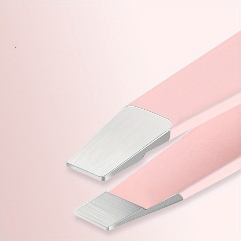 Ensemble de tondeuses à sourcils en acier inoxydable, pinces d'épilation, bouche Oblique et droite, pince de coupe des sourcils, outil de beauté 4 pièces