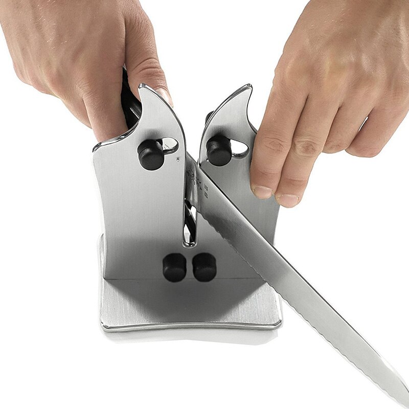 Sharpener Base Iron Block Knife Sharpener with Sharpening Stone Stand For Household Kitchen Sharpener Tools Supplies