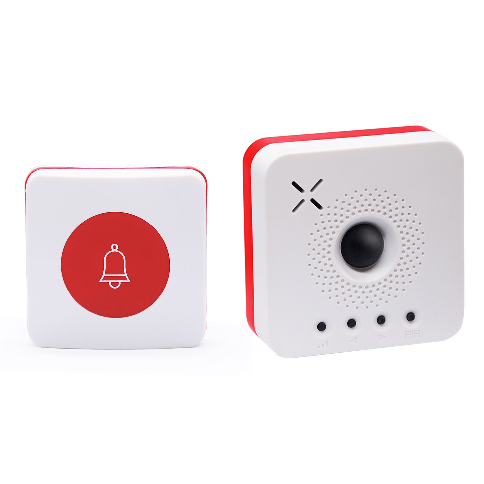 Safety Alarm Patient For Elderly Smart Practical Emergency Nurse Wireless Doorbell Calling Home Office Caregiver Pager ABS: B