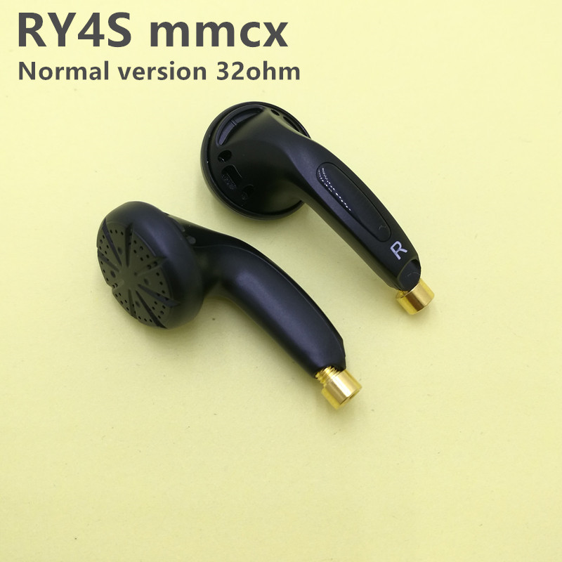RY4S mmcx-Schnittstelle Ohrhörer 15 mm Musikqualität Klang HIFI-Kopfhörer (Kopfhörer Ich bin MX500-Stil) 3,5 mm 300 Ohm: Braun