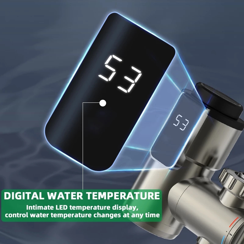 Fudeer Electric Water Heater Kitchen Faucet Conector Instant Water Tap Adapter 220V Water Heater Bathroom Accessories