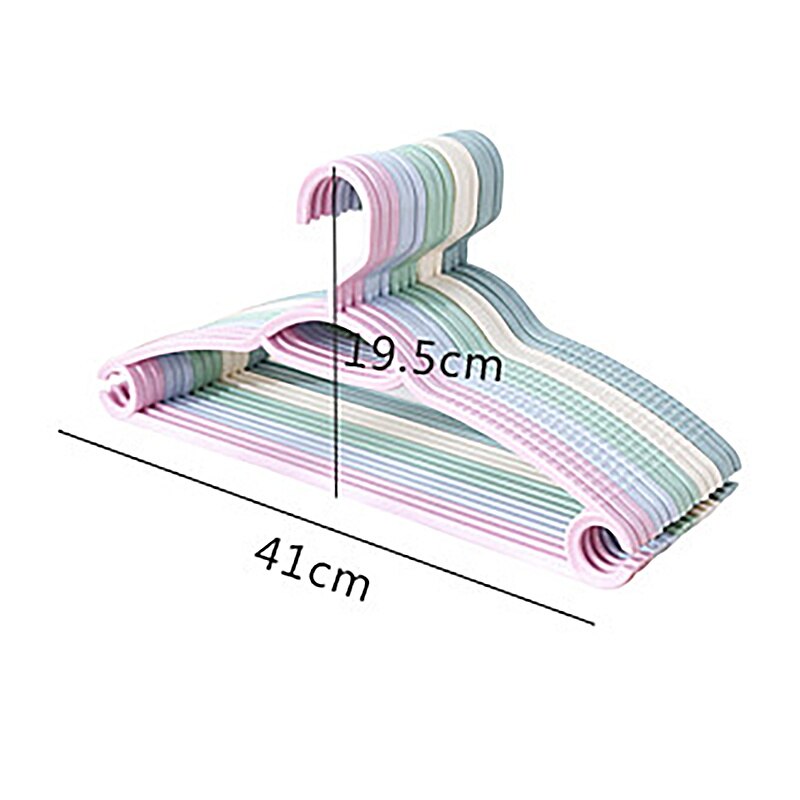 Non-slip Plastic Clothes Hanger Space Saving Coat Dress Hanger Laundry Storage Drying Hanger with Hook Towel Pant Hanger Rack
