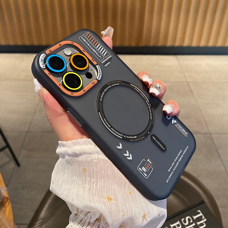 Capa magnética fosca Magsafe para iPhone, dupla cor, capa resistente à choque, fosco, ultra fino, iPhone 15, 14, 13 Pro Max, 12, 15Pro, 14Pro