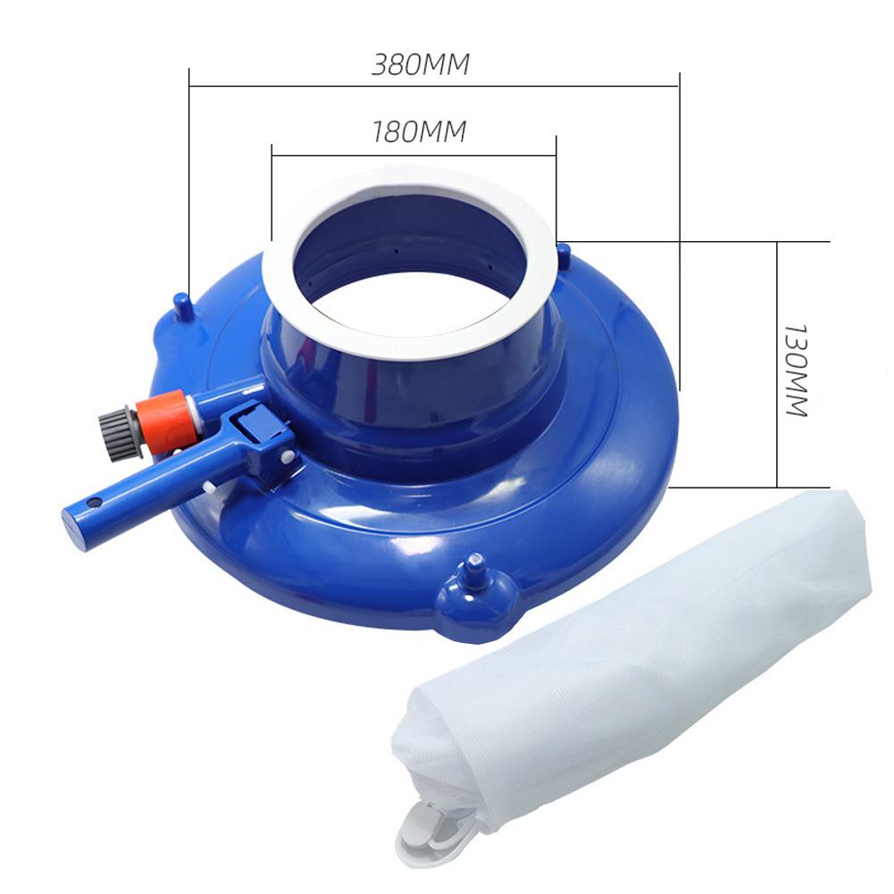 Herramienta de limpieza de piscinas, Mini limpiador al vacío para piscina, objetos flotantes, Herramientas de limpieza, cabezal de succión para piscina, Kit de red de limpieza para jardín S