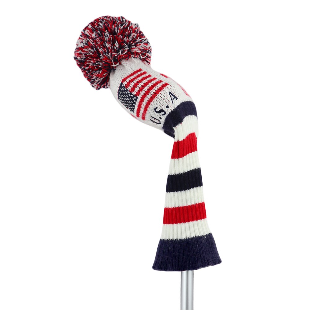 Golf Club Headcovers Driver Fairway Hybird 3Pcs/Set USA Knitting