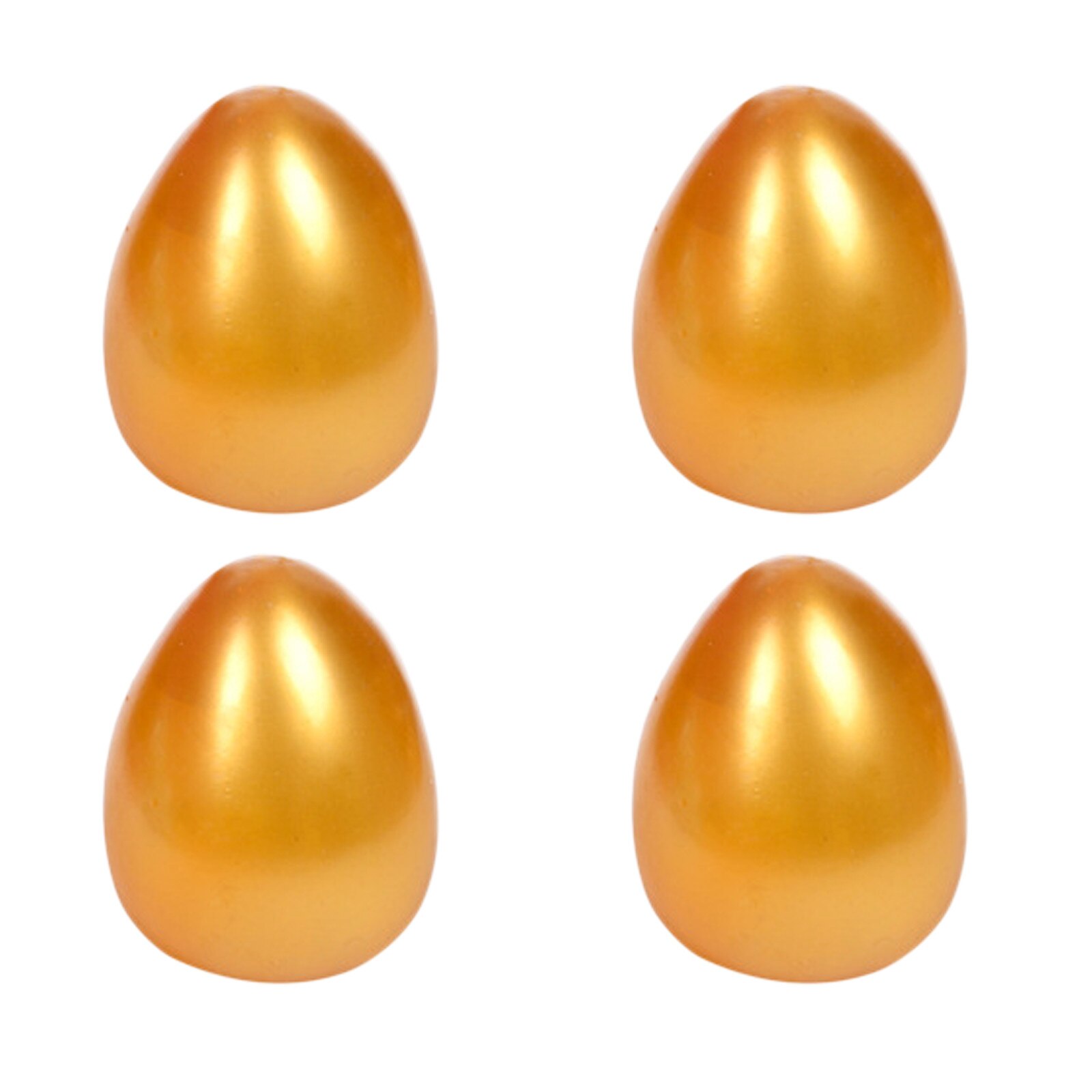 Squishy Stressabbau Glod Ei Langsam steigend Dekompression freundlicher Erwachsene Spielzeug freundlicher Weihnachten Dekoration Spielzeug Dekor Abreact Weichen: 4 Stck