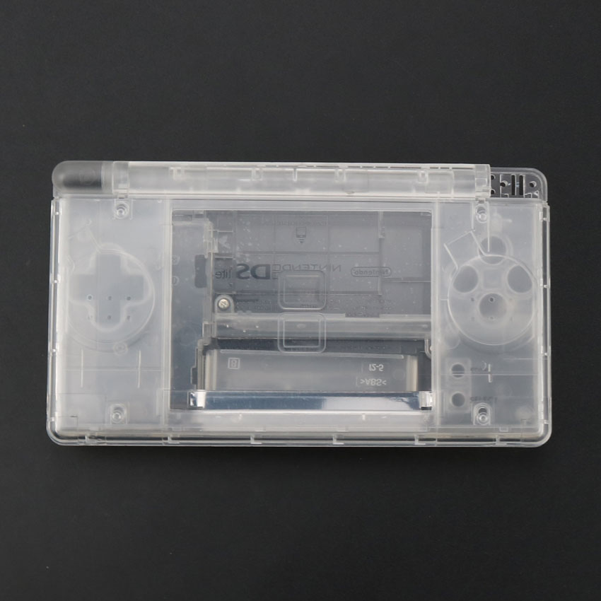 YuXi Full Repair Parts Replacement Housing Shell Case Kit for Nintend DS Lite For NDSL Console: Clear