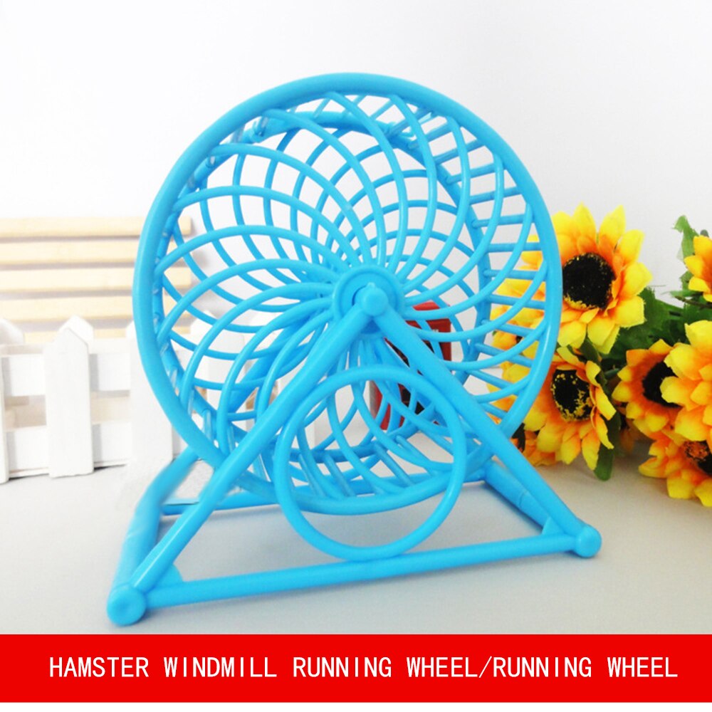 Hamster Running Wheel Sports Toy Windmill Running Wheel Exercise Wheels Plastic Scroll Silent Hamster Mouse Rat Gerbil Pet Toy