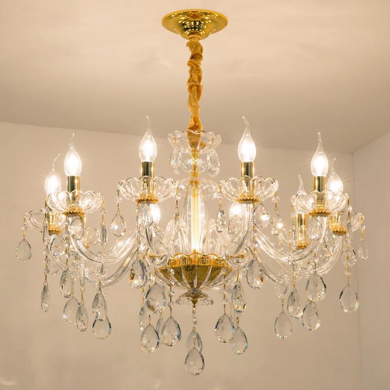 plafonnier clair décoration maison mariage suspendus lustre pendentifs lumière prisme Transparent bricolage ornement