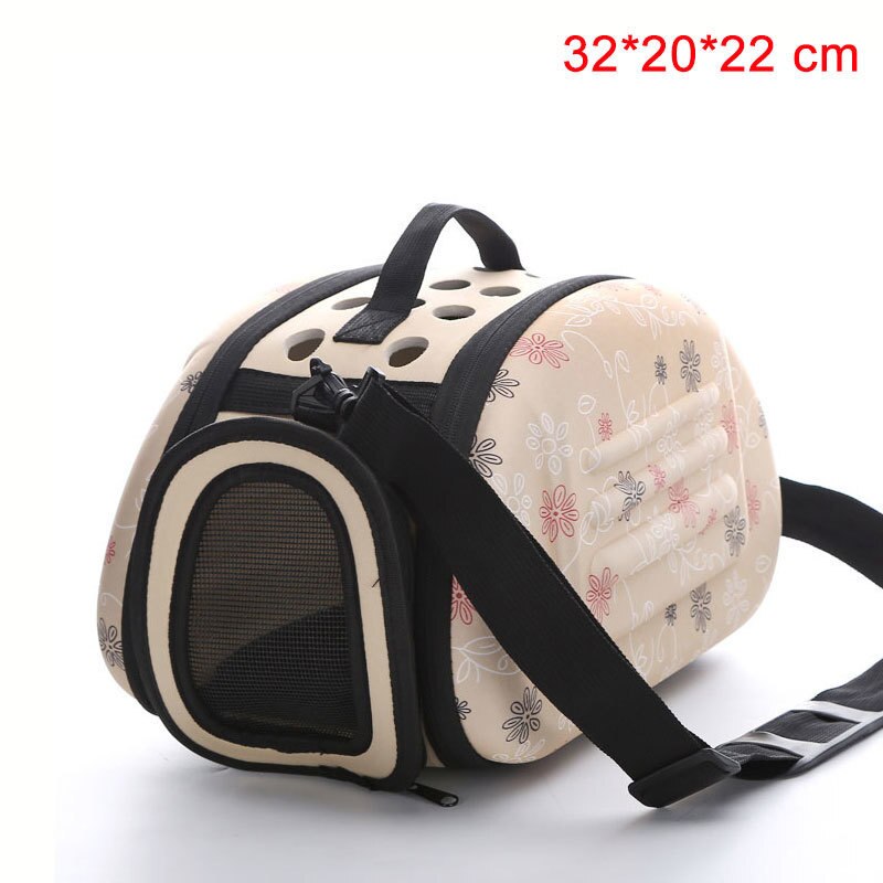 Sac pour animaux de compagnie chien chat transporteur sac à main voyage Portable respirant chat transporteur sac pliable sac à bandoulière transporteur pour chiot moyen chien: Yellow  S