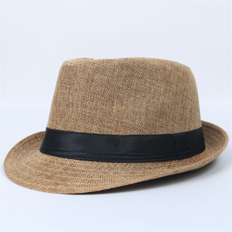 Moda proprietà cappello jazz spiaggia cappello Panama cappelli da suola classici cappello a cilindro fedora retrò uomo donna secchiello unisex Gorras: 08