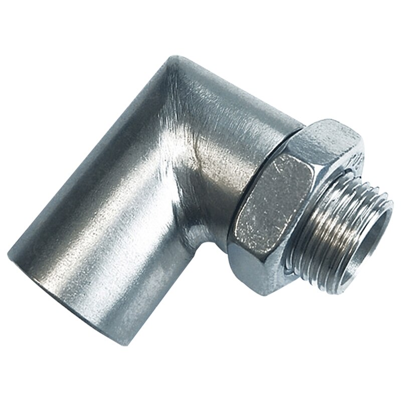 Short O2 Oxygen Sensor Spacer 90 Degree Bung Extension M18 x 1.5: Default Title