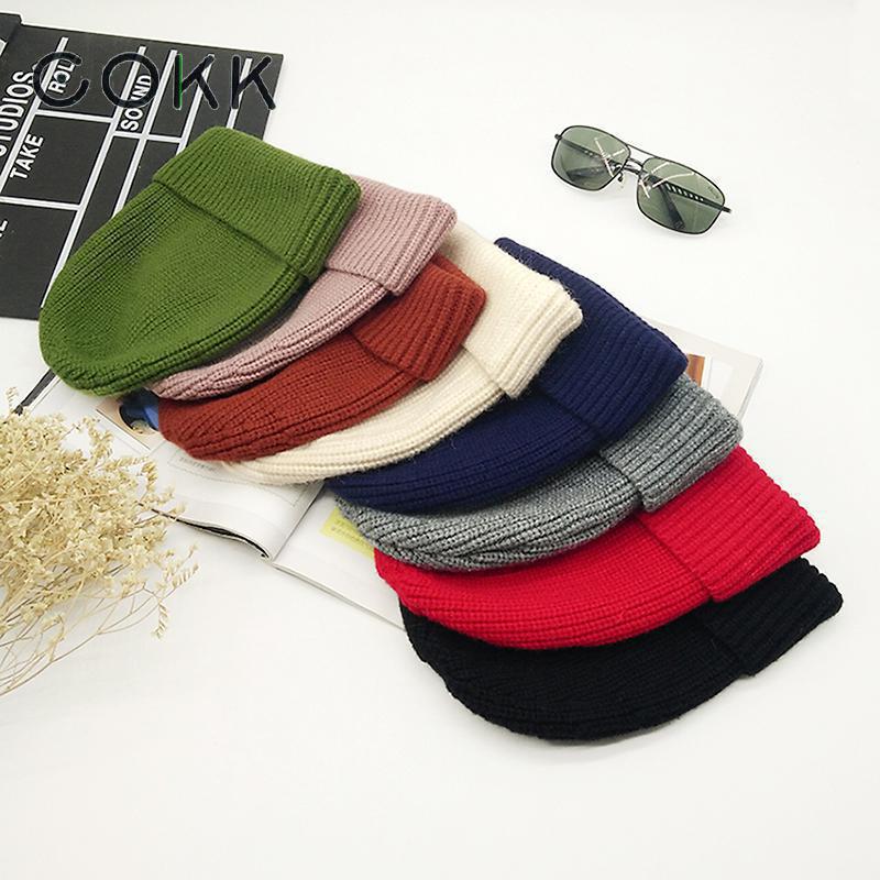COKK Wollen Muts - Effen Patroon - Warme Wintermuts voor Dames - Casual, Skiën, Wandelen
