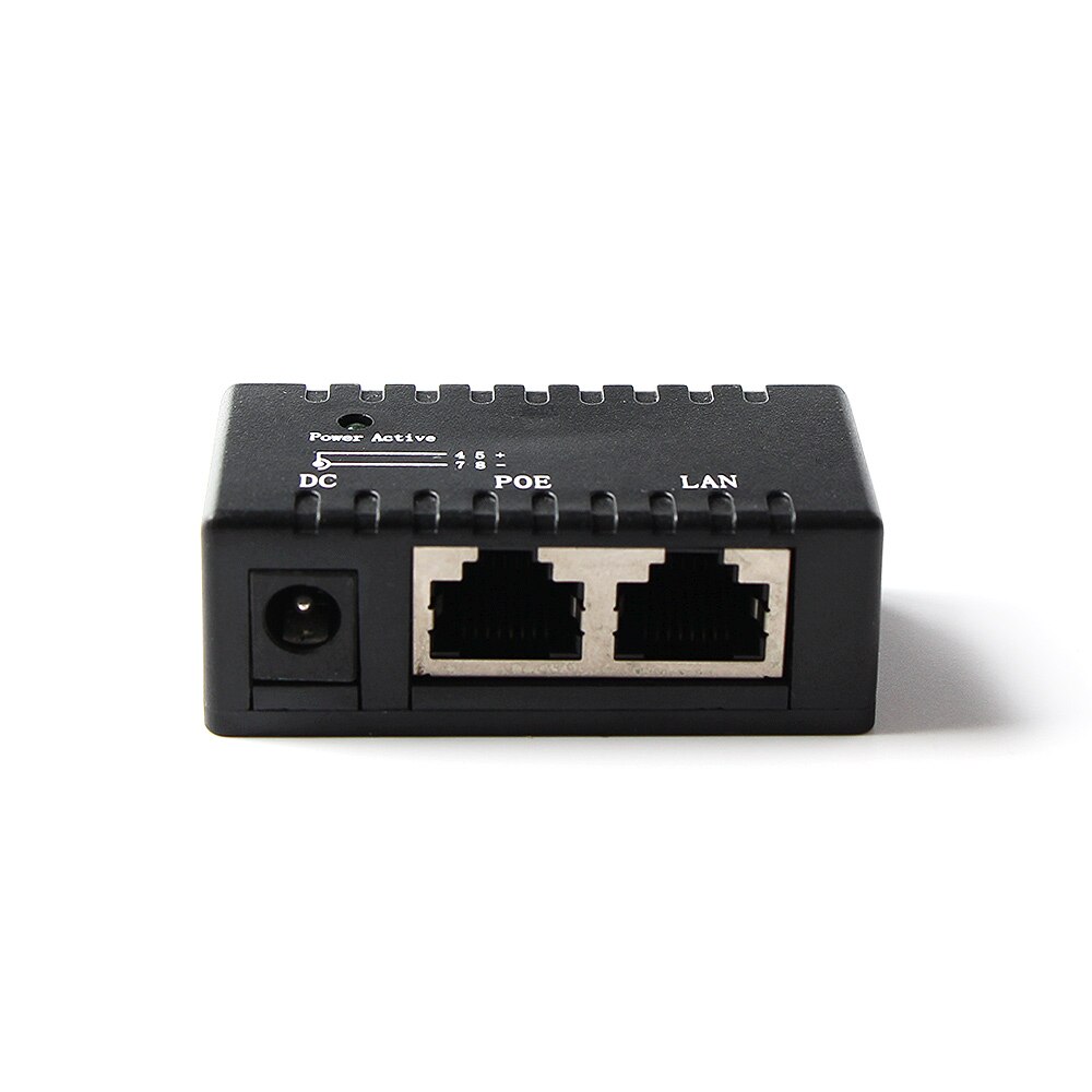 PoE Splitter PoE Injector RJ45 DC 5.5mm*2.1mm Input Passive PoE Inject Spliiter Adapter Connector For IP Network Camera