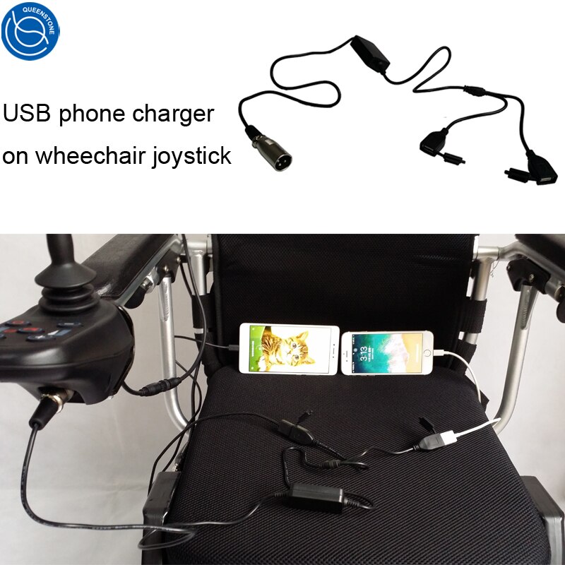 Fauteuil roulant électrique convertisseur suppply tension régulateur avec USB chargeur de téléphone