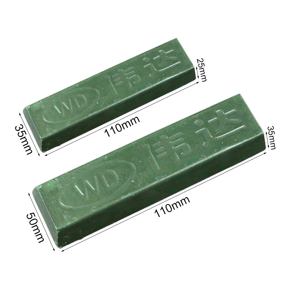 Barra de cera para pulir, compuesto multiusos, 2 colores, Metal, latón, para pulir jabón abrasivo