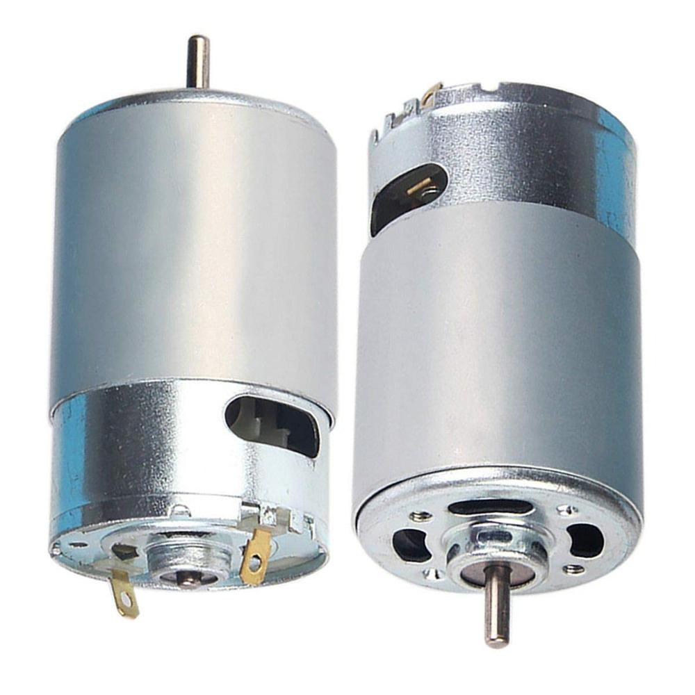 Motor RS550 de 9/12 dientes, 12V, 16,8 V, 18V, 21V, 25V, eje de 3mm para taladro de carga inalámbrica, destornillador