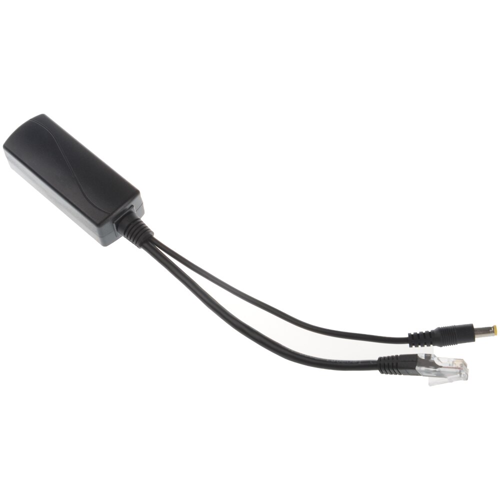 12 volt 12 watt gigabit poe splitter voor 12 volt voeding op afstand  to 100 meter: af -12 v 12w