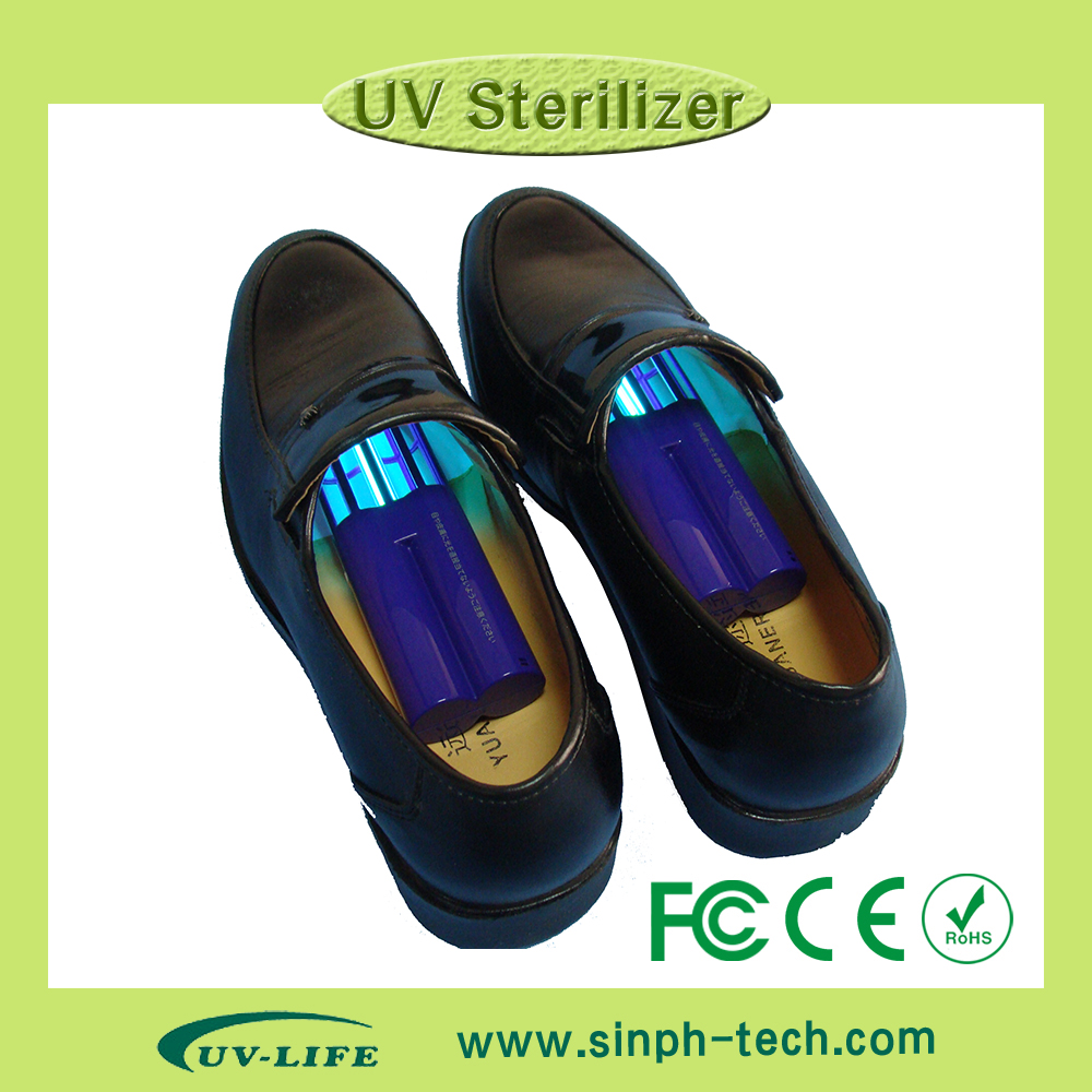 Health care Sterilizing bacteriostatic wand for shoes by UV-C ultraviolet light UV shoe sanitizer UV shoes deodorizer