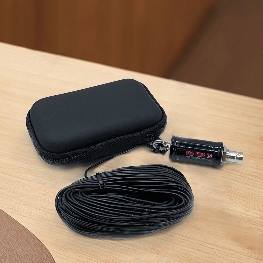 QRP15 1-30MHz Portable Mini ELF HF Antenna Portable Shortwave Antenna HF Aerial Support 40M/20M/15M/10M Transmitting