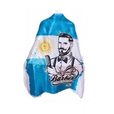 Vattentät frisyr cape tyg klippning hår mönster salong barber cape frisör frisör förkläde omlott klänning verktyg frisör förkläde: Ljusgrå