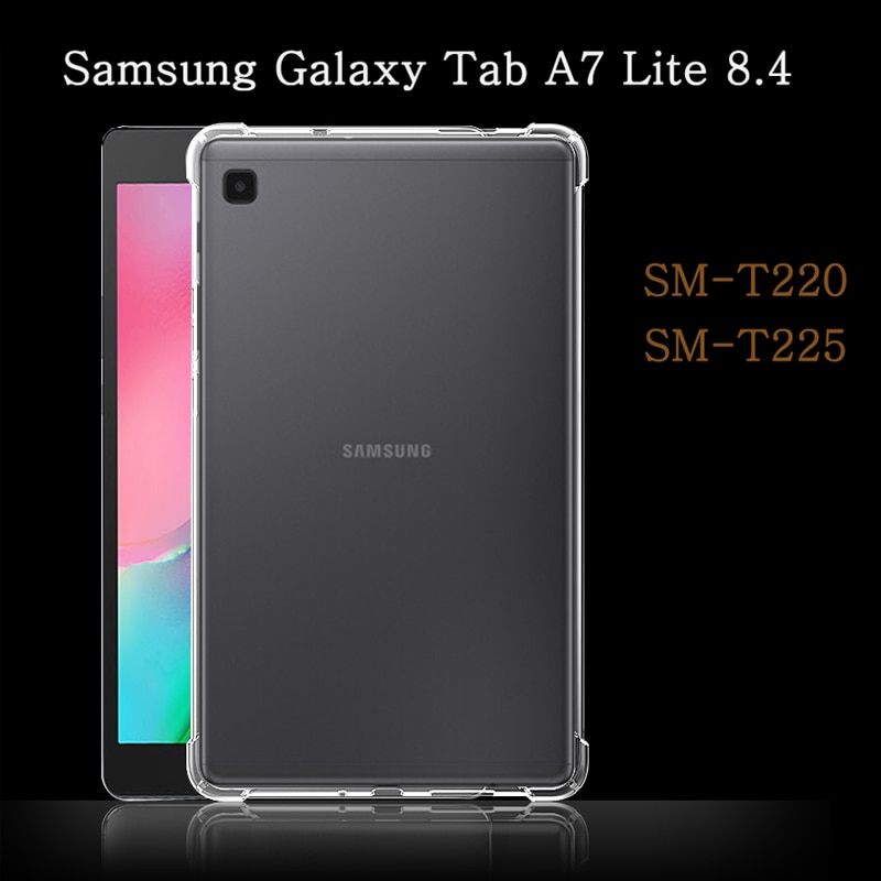 Funda Samsung Galaxy Tab A7 Lite S4 S5e S6 7.0 8.0 10.1.4.5 P200 T280 T290 T500 T510 T590 T720 T830 T860 T870 T970 futerał silikonowy: SM-T220  SM-T225