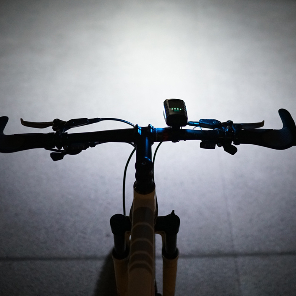 Phare de vélo à énergie solaire, Rechargeable par USB, lampe avant de vélo de route et vtt, faisceau haut de 2400mAh, lampe de poche, accessoires de vélo