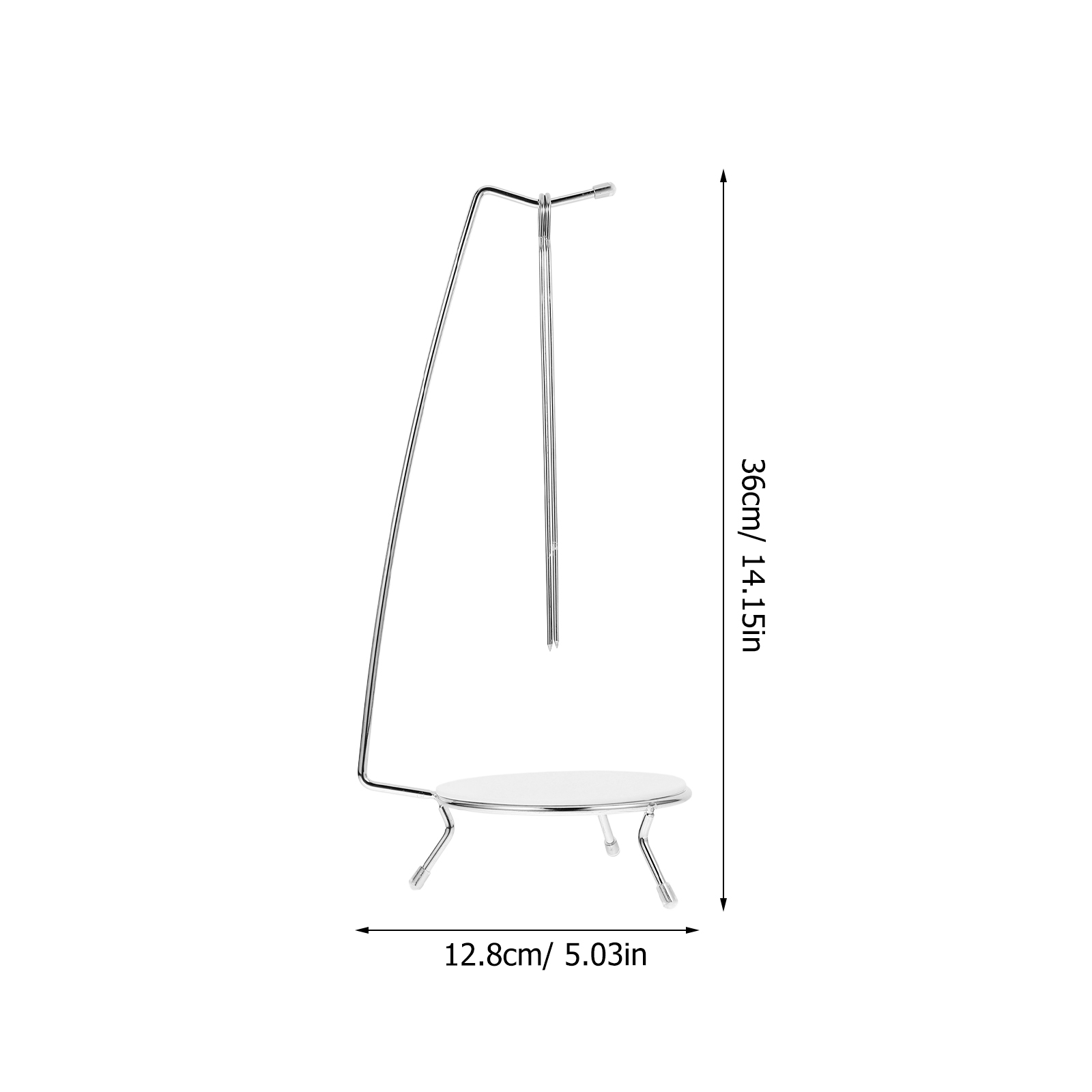 Ophæng til spyd i rustfrit stål, multifunktionel grillrist, grillrist i rustfrit stål, stegerist til kebab, grillspyd