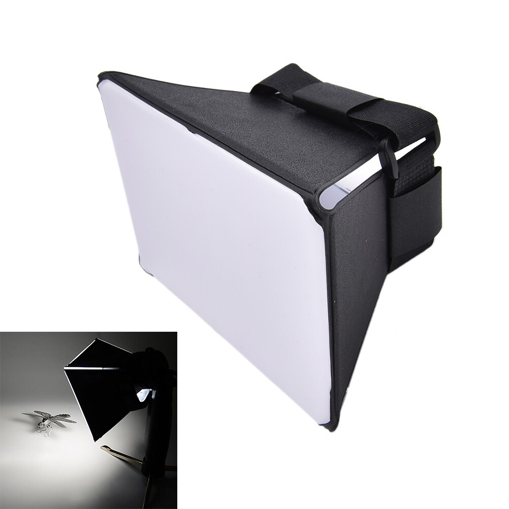 Spritzen 30*27cm tragbar Blitz Diffusor Softbox Reflektor Pro Kanon Nikon SLR