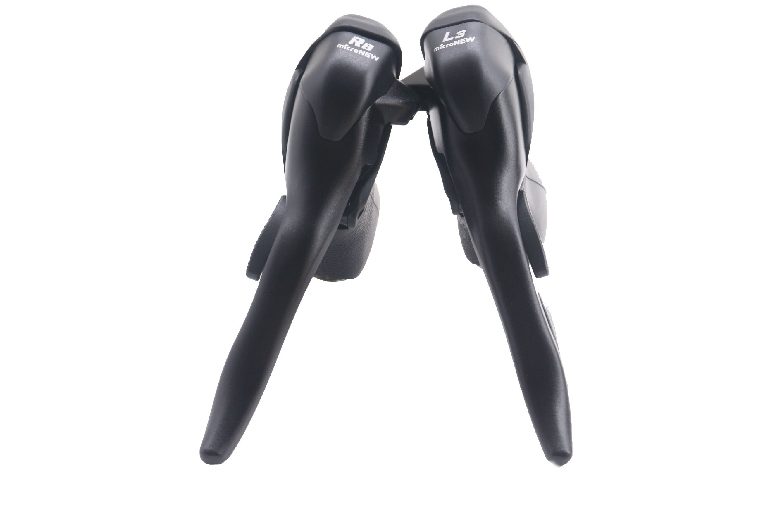 För microshift dubbla manöverspakar sb -r483 3 x 8 speed trip sti shifters vägcykelväxel för shimano claris 2400
