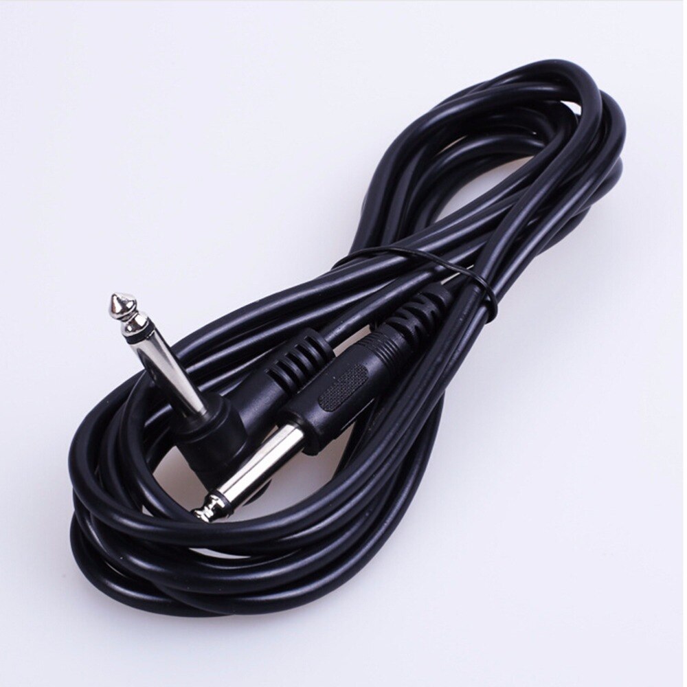 10FT Guitar-Amp Cable Electric Guitar Amplifier 3m Cord Wire Black Instrument Patch Cord Amplifier IRIN Lead Cable 6.35mm 1/4"