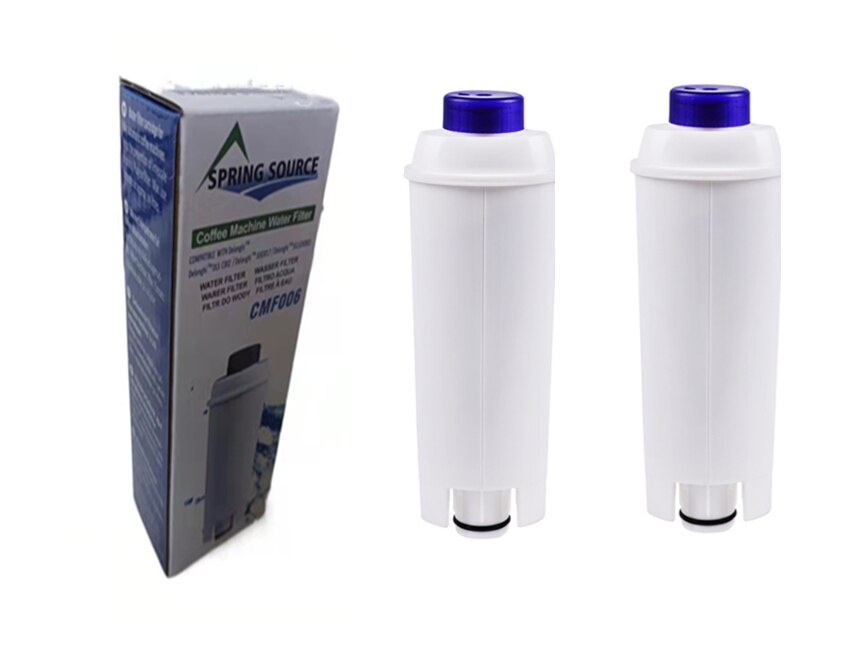 TÜV SÜD Certified DLS C002 Coffee Water Filter, Compatible with De'Longhi 5513292811, CFL-950, SER3017, ECAM/ESAM/ETAM Series,: 2pcs