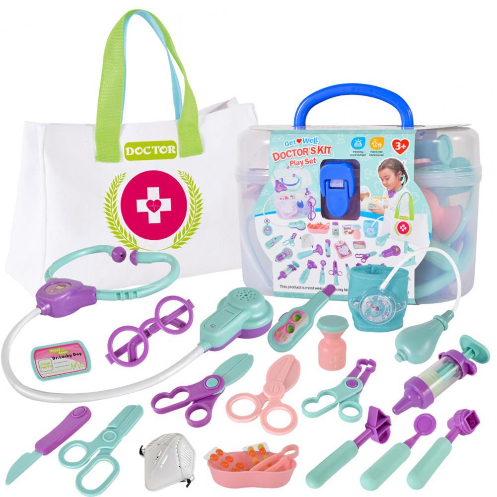1Set Doctor Kit Kid-friendly Portable Interactive Intellectual Development Doctor Kit Doctor Playset for Teaching: Default Title