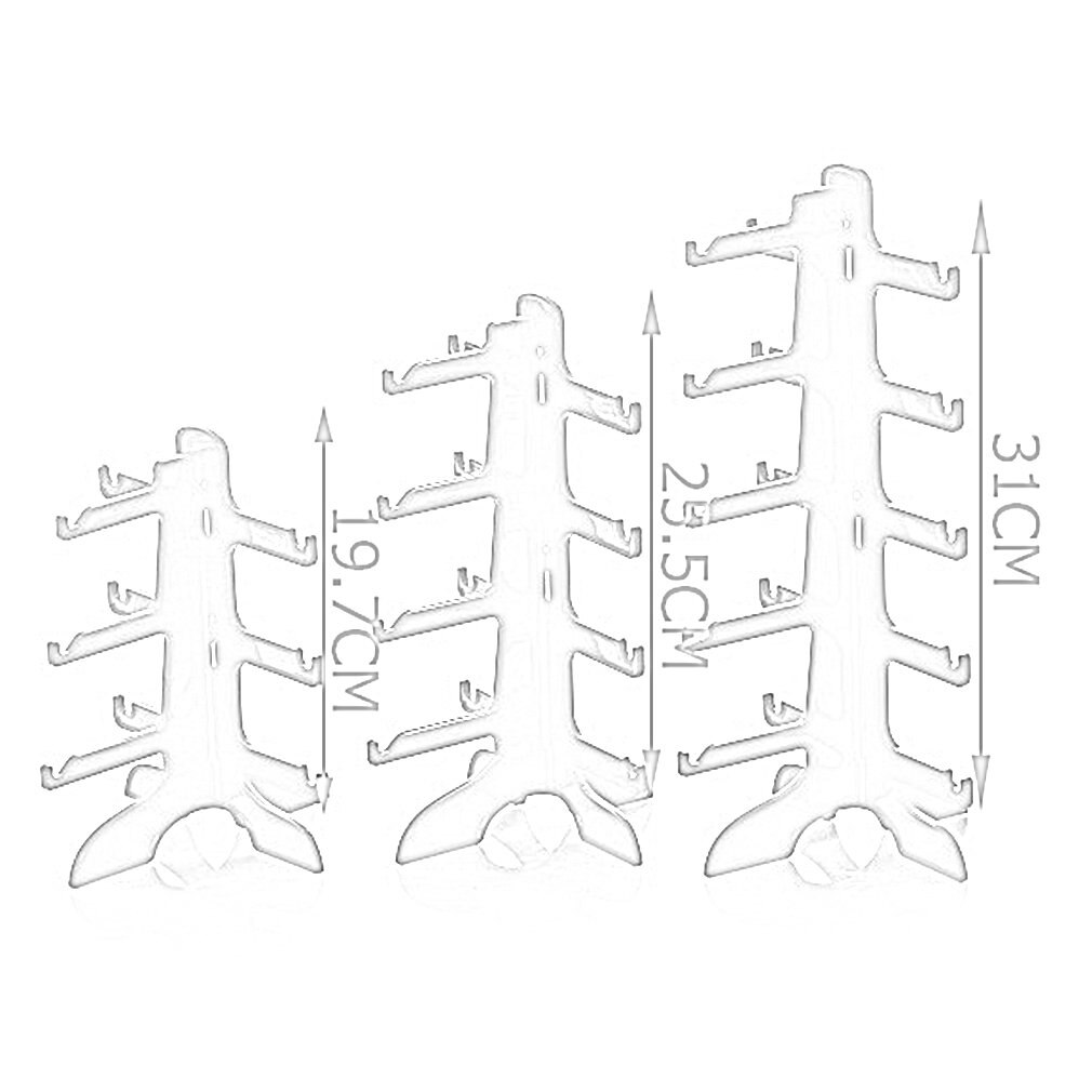 4 Layer Plastic Frame Display Stands 3 Colors Sun Glasses Eyeglasses Plastic Eyewear Counter Showing Stand Holder Rack