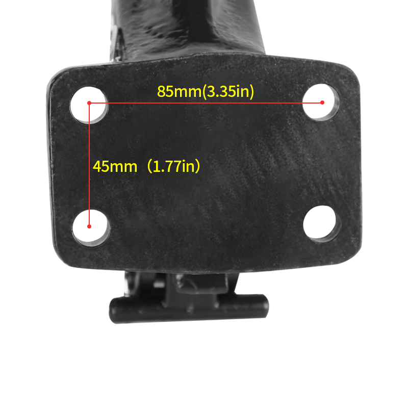 8Ton 17600lbs Heavy forged trailer hook With a 50mm or 2inch ball head and a load of 7700lb trailer towing device