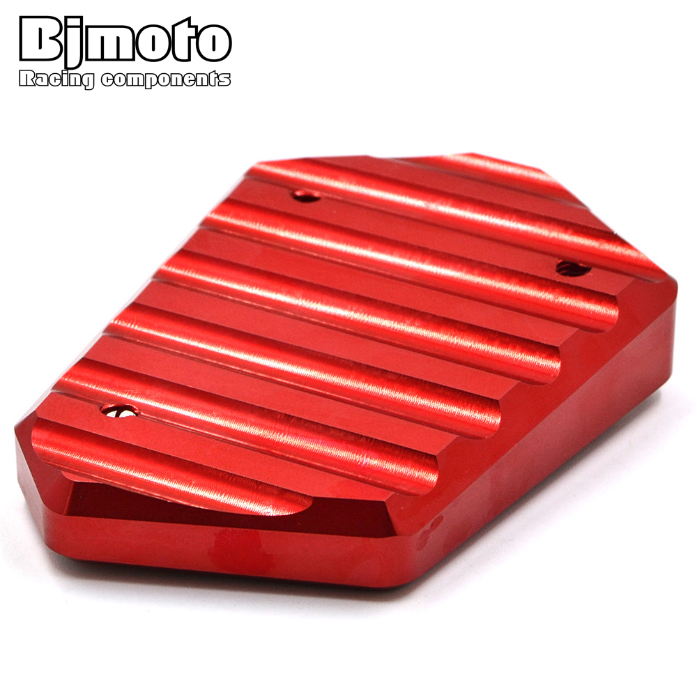 CNC Kickstand Side Stand Extension Foot Pad Plate Enlarger For Honda CBR500R CB500F/X CBR250R CBR300R NM-4 CB400