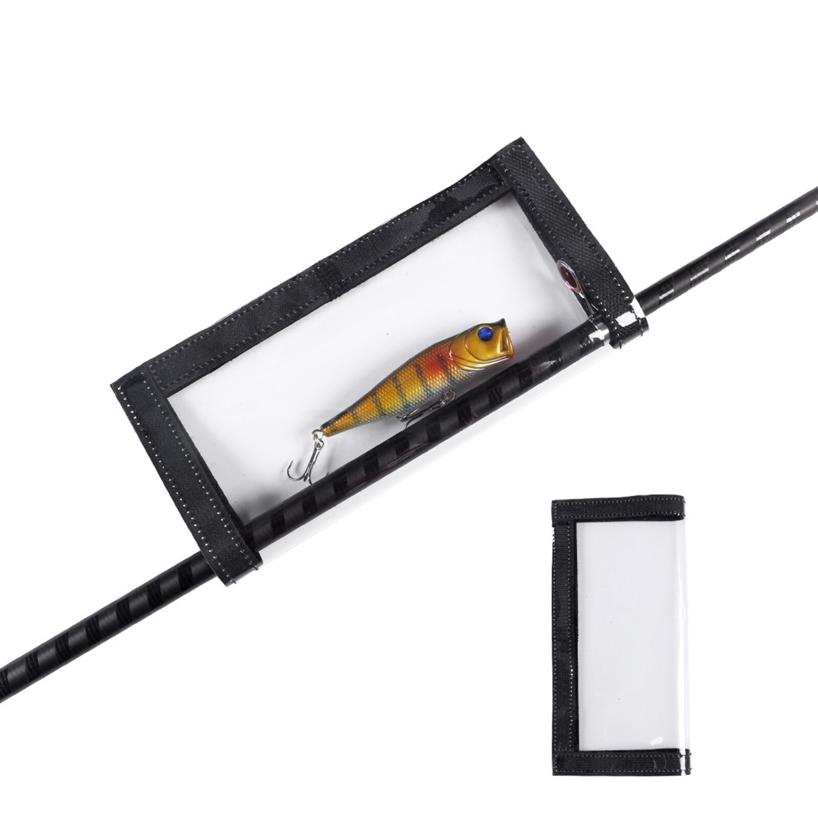 Fishing Lure Wraps Fishing Lure Cover Lure Wrap Lures Protective Covers Clear PVC Lure Covers: 17x8.9cm