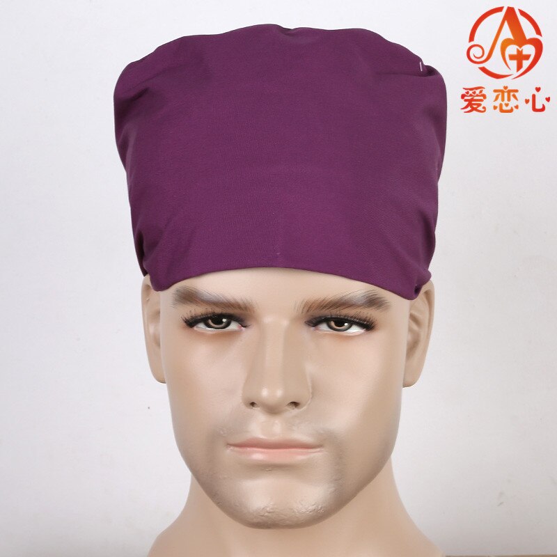 The Doctor's Short Work Cap Operating Room Operation Cap Small Band Adjustable Round Hat Male Nurse Hat Lab Hat