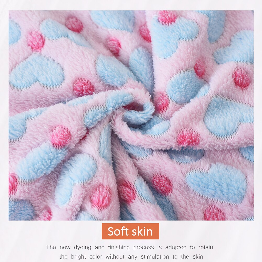 Soft Fleece Pet Mat Deken Klein Dier Cavia Hamster Bed Huis Winter Warm Eekhoorn Egel Konijn Chinchilla Mat Nest