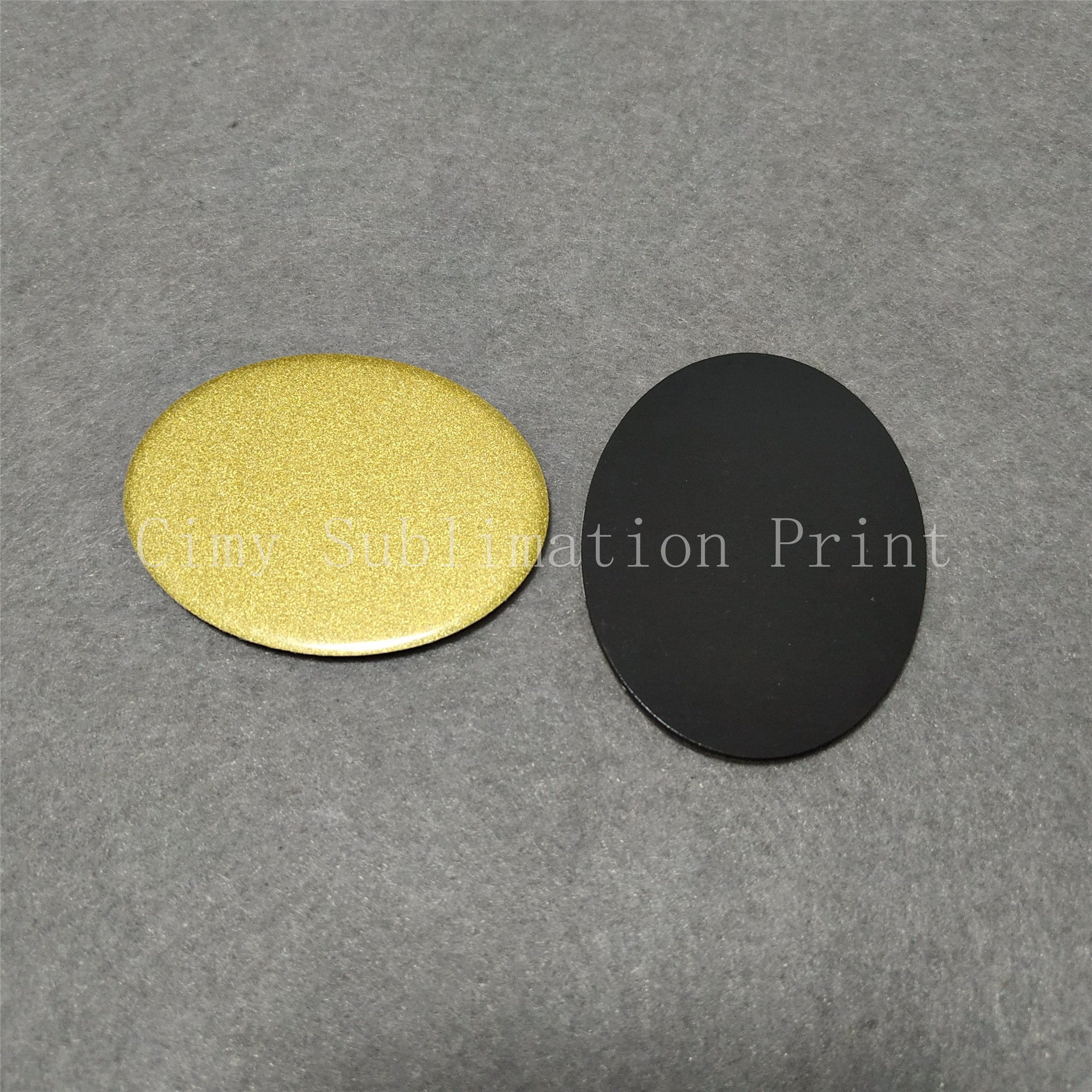 15pcs/lot Blank Sublimation 4.5*6cm Oval Metal plates DIY Fridge Magnets Refrigerator Sticker Sublimation