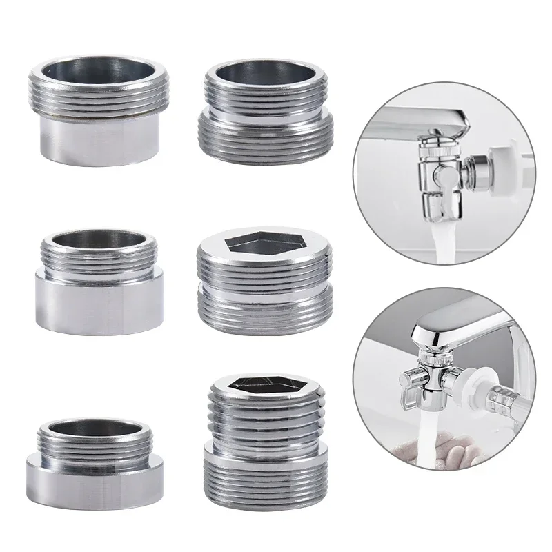 Stainless Steel Faucet Connector M22 To M20 M18 M1/2" Thread Joints Water Purifier Accessory Kitchen Water Tap Adapter Fittings