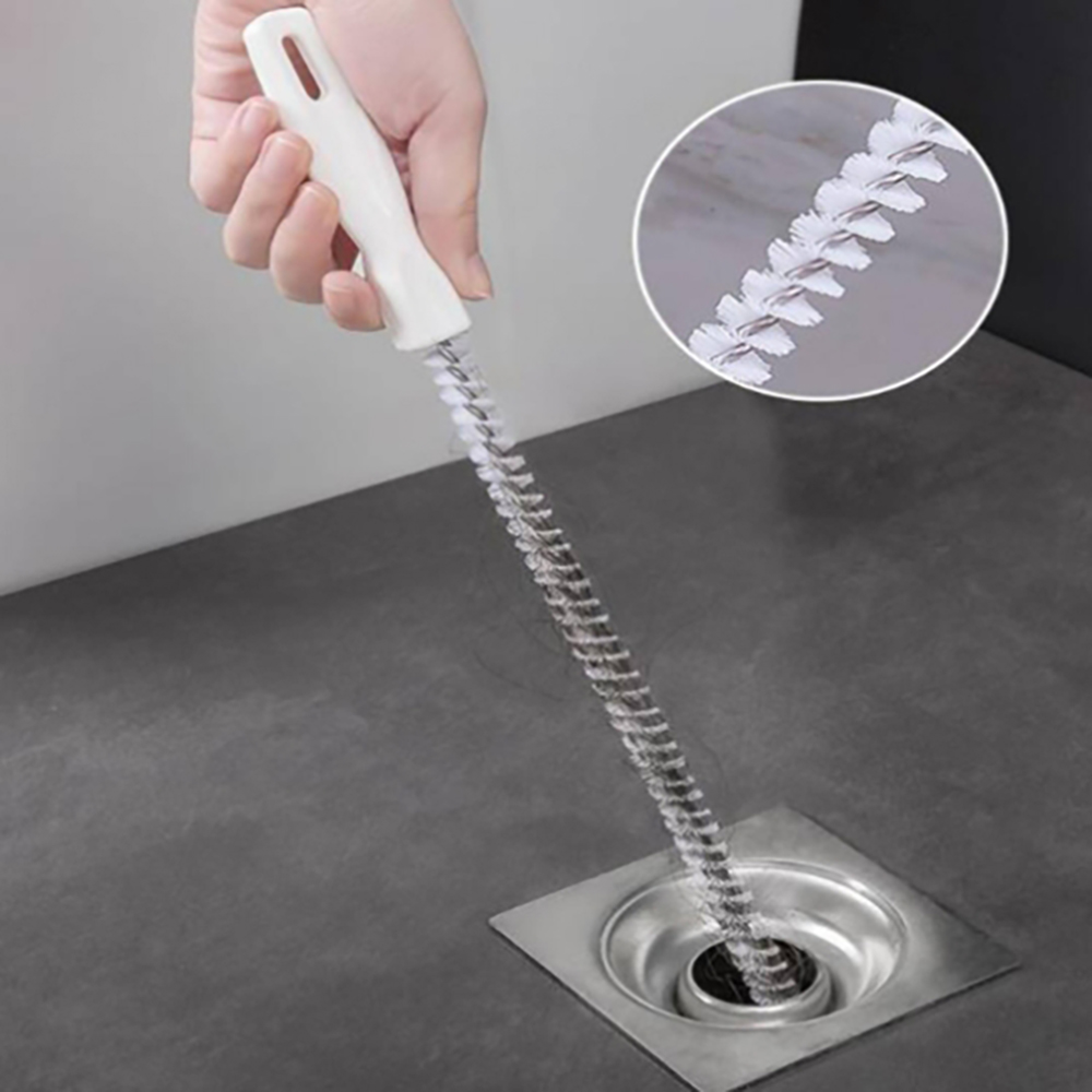 1 Stück Waschbecken-Abfluss-Reinigungsbürste, Abfluss-Verstopfungsentferner, biegbare Waschbecken-Überlauf-Kanal-Abflussbürste für Badezimmer und Küche