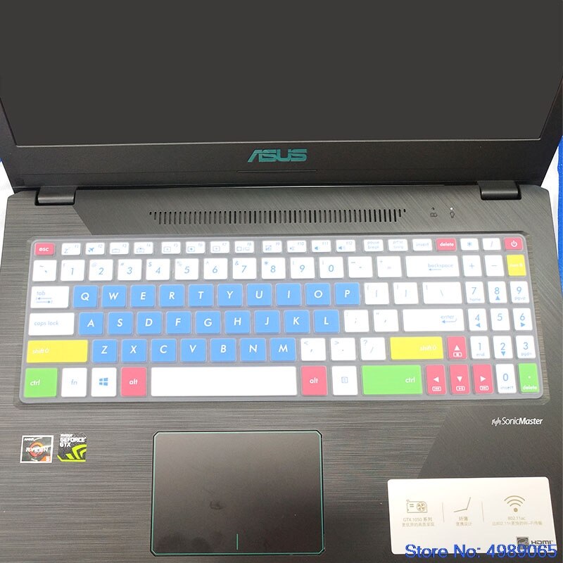 Laptop Notebook Keyboard Cover Skin Protector for Asus FX570UD FX570U FX507ZD FX570 UD ZD FX YX 570 X570Z X570ZD X570UD 15.6